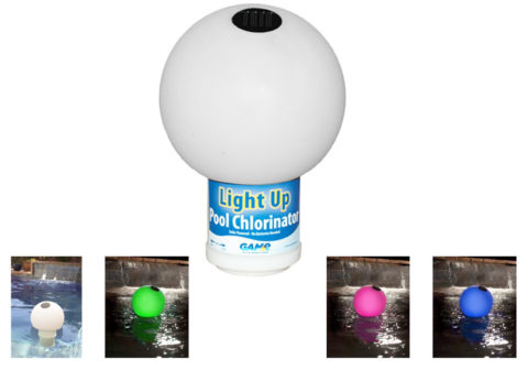 Game Solar Color-Changing Globe Chlorinator 9002