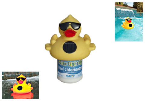 Game Solar Light Up Derby Duck Chlorinator 8002