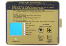 Jandy Salt Chlorinator APURE1400 Control Box Bottom R0404400