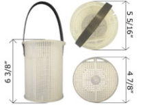 Pentair Plastic Strainer Basket Challenger Pump 355318