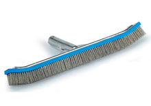 Pooline Stainless Steel Curved Algea brush 18 inches 11025S