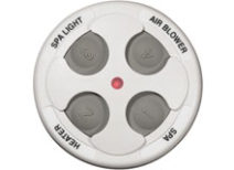 Spa Side Remote Jandy 4 Function 150 ft. White 7443