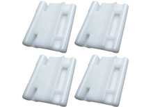 The PoolCleaner 2 4 Wheel Brackets for Skirts 896584000-419